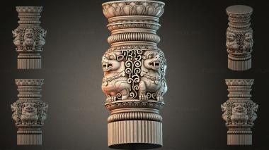Different pillars STI_005376 3d model