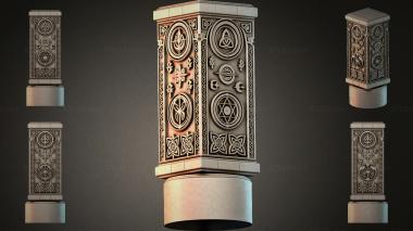 Different pillars STI_005378 3d model