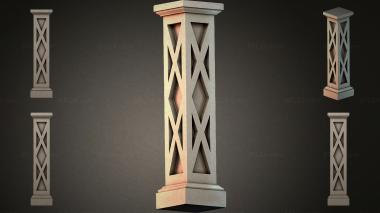Different pillars STI_005391 3d model
