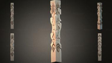 Different pillars STI_005398 3d model