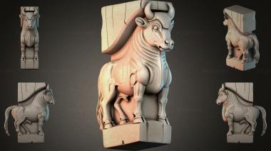 Different pillars STI_005401 3d model