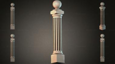 Different pillars STI_005414 3d model