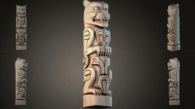 Different pillars STI_005415 3d model