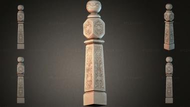 Different pillars STI_005471 3d model