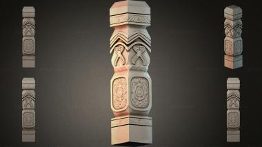 Different pillars STI_005473 3d model