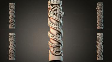 Different pillars STI_005474 3d model