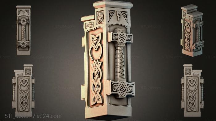 Celtic Cross and Interlace Ornament 3d STL model