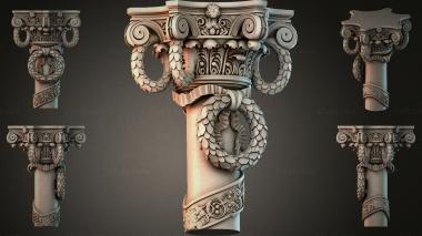 Different pillars STI_005789 3d model