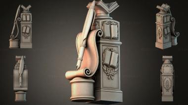 Different pillars STI_005794 3d model