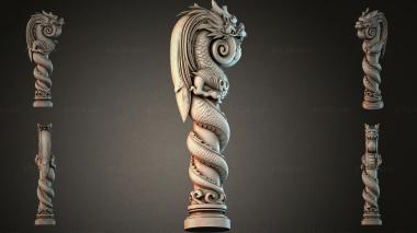 Different pillars STI_005796 3d model