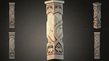 Different pillars STI_005799 3d model