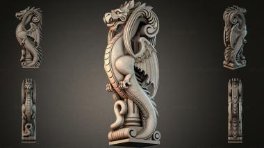 Different pillars STI_005822 3d model