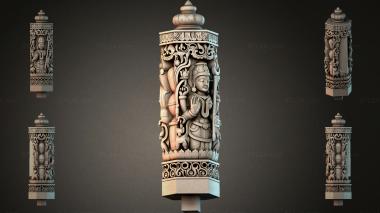 Different pillars STI_005837 3d model