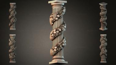 Different pillars STI_006152 3d model