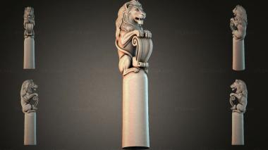 Different pillars STI_006166 3d model