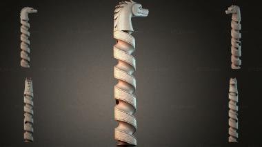 Different pillars STI_006184 3d model