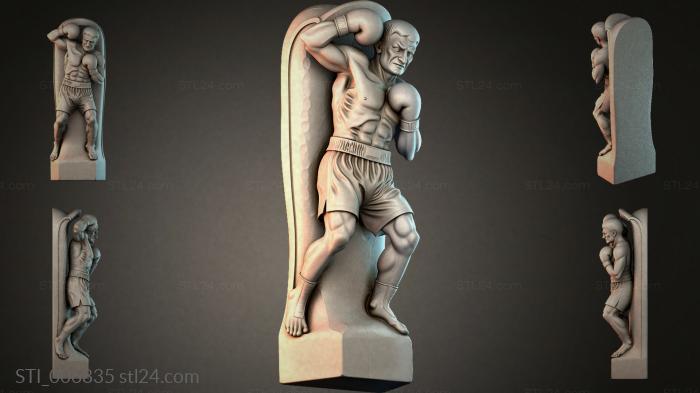 Boxer with bag relief panel 3d STL model