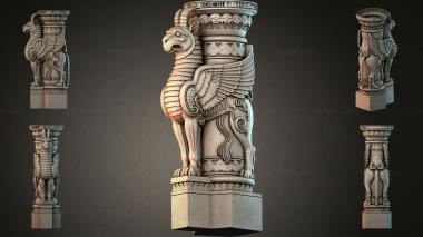 Different pillars STI_006923 3d model