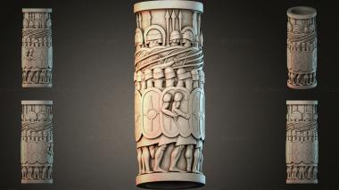Different pillars STI_006928 3d model