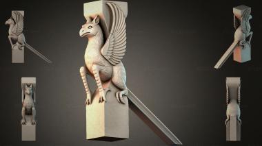 Different pillars STI_006930 3d model