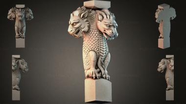 Different pillars STI_006935 3d model