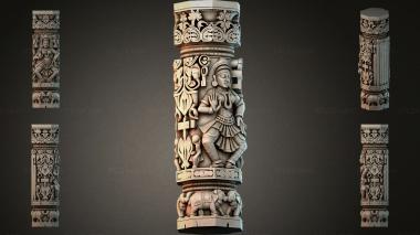 Different pillars STI_006938 3d model