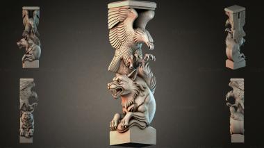 Different pillars STI_006939 3d model
