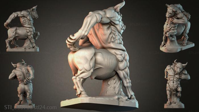 Different pillars (STI_006966) 3D models for cnc