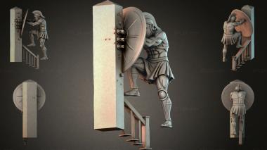 Different pillars STI_006974 3d model