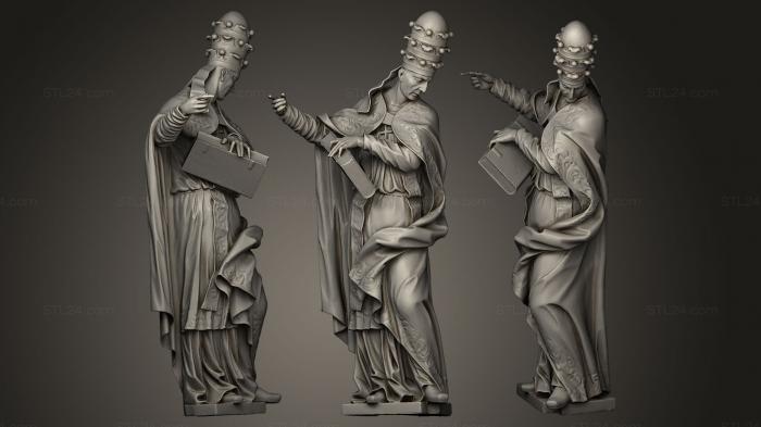 Статуи античные и исторические (Алтарная скульптура из части Тропы храмов Марии, STKA_0011) 3D модель для ЧПУ станка