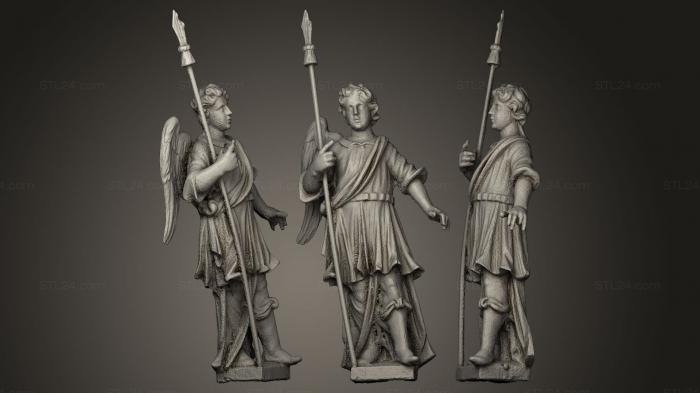 Statues antique and historical (An Angel Karuse church, STKA_0026) 3D models for cnc