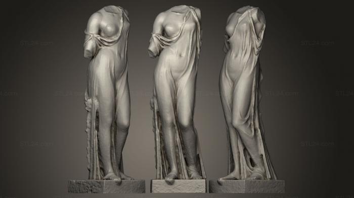 Статуи античные и исторические (Афродита Харис с Палатина, STKA_0052) 3D модель для ЧПУ станка