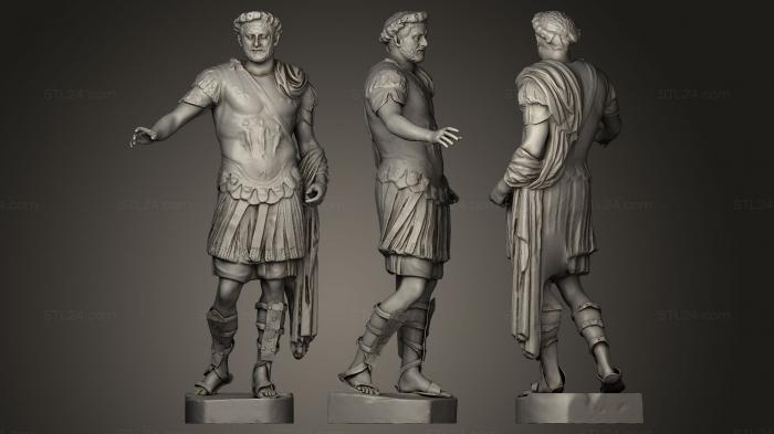 Statues antique and historical (Aurelian DIVO AVRELIANO, STKA_0117) 3D models for cnc