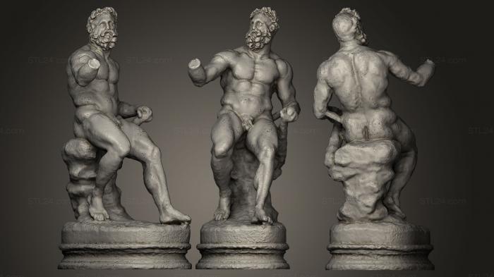 Statues antique and historical (Heracles Epitrapezios, STKA_0293) 3D models for cnc