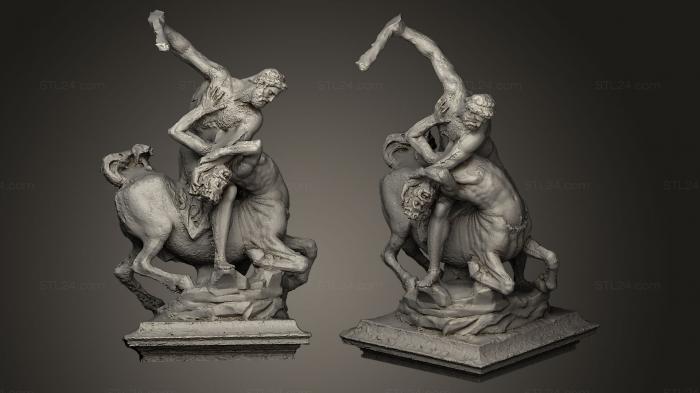 Статуи античные и исторические (Геракл, убивающий кентавра Несса, STKA_0304) 3D модель для ЧПУ станка