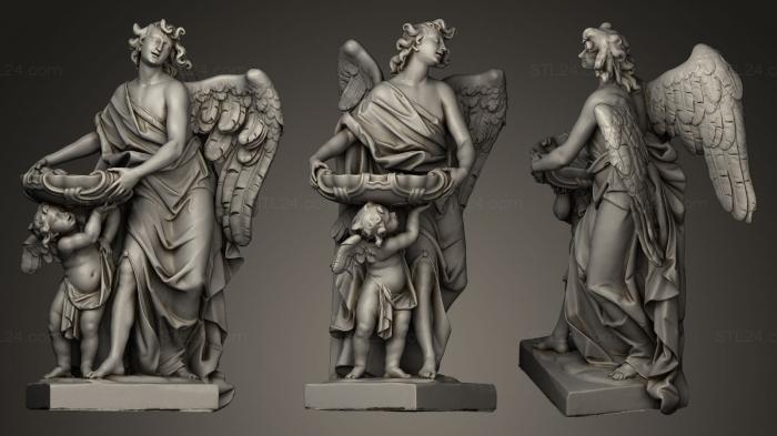 Statues antique and historical (Holy Water Font from the Marian Temples Trail, STKA_0316) 3D models for cnc