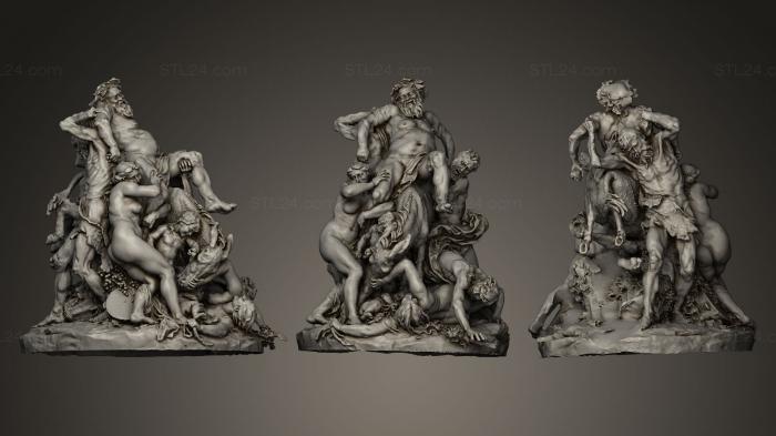 Statues antique and historical (Le triomphe de Silne, STKA_0392) 3D models for cnc