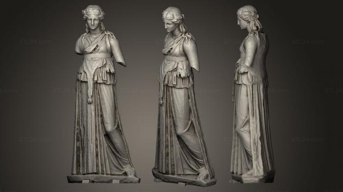 Statues antique and historical (Maenad without hands NEW17, STKA_0406) 3D models for cnc
