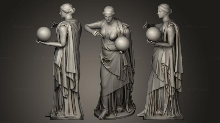 Statues antique and historical (Muse Urania state and restoration models, STKA_0446) 3D models for cnc