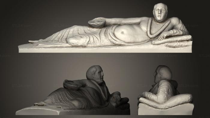 Statues antique and historical (museo archeologico florence, STKA_0449) 3D models for cnc