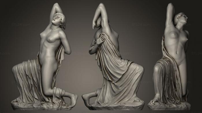 Statues antique and historical (Niobid female 5th century group 2, STKA_0472) 3D models for cnc