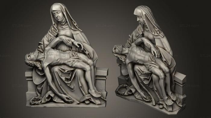 Statues antique and historical (Pieta from the Marian Temples Trail 2, STKA_0512) 3D models for cnc