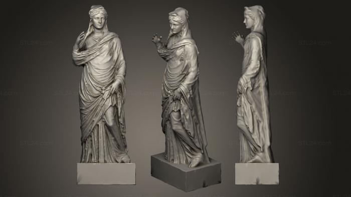 Статуи античные и исторические (Сабина Состояние и Реставрация, STKA_0552) 3D модель для ЧПУ станка