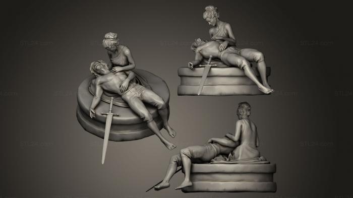 Статуи античные и исторические (Статуя Святого Санкр-Тора, STKA_0558) 3D модель для ЧПУ станка