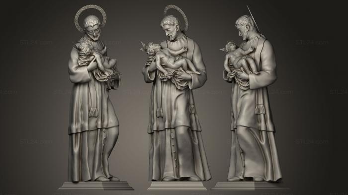 Statues antique and historical (San Cayetano de Thiene, STKA_0562) 3D models for cnc
