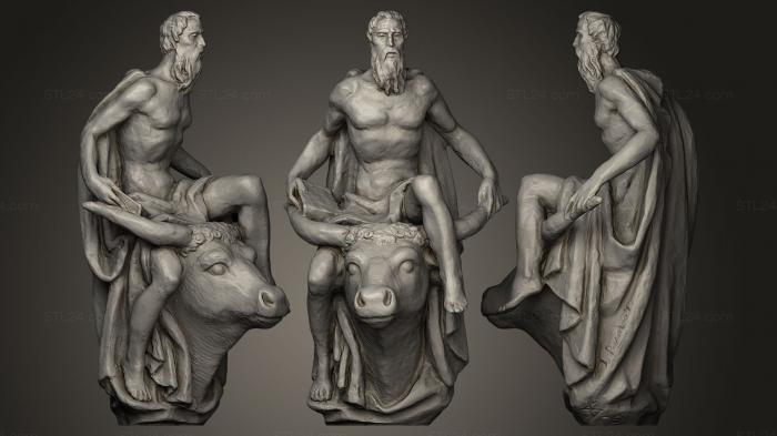 Статуи античные и исторические (Сан-Лукас-Евангелиста, STKA_0574) 3D модель для ЧПУ станка