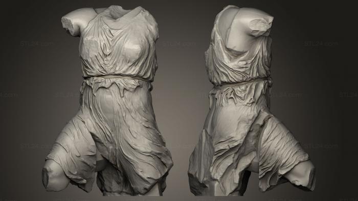 Statues antique and historical (West Pediment N Parthenon 2, STKA_0696) 3D models for cnc