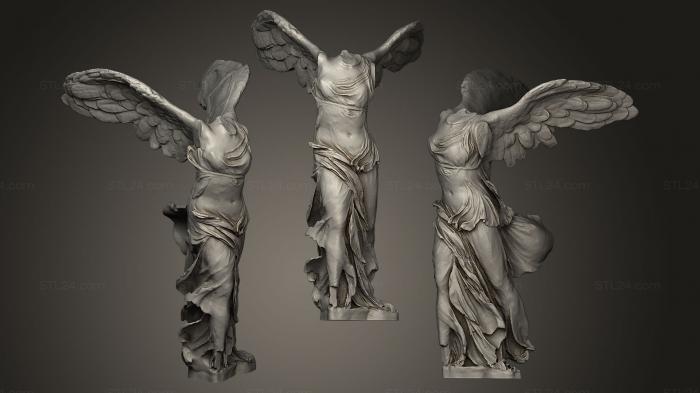Statues antique and historical (Winged Victory of Samothrace, STKA_0702) 3D models for cnc