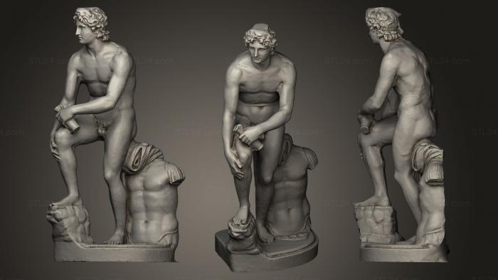 Статуи античные и исторические (Александр Великий, STKA_0720) 3D модель для ЧПУ станка