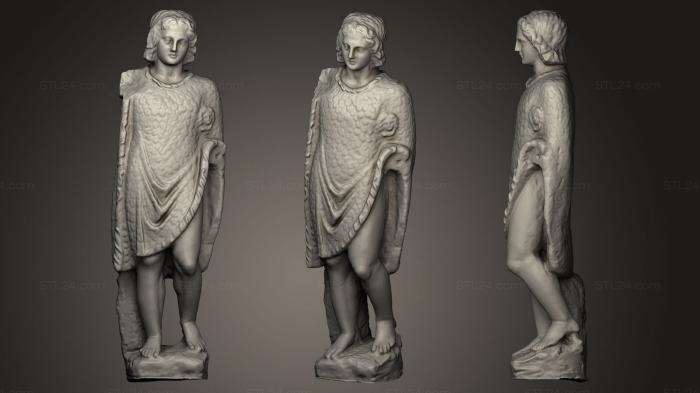 Statues antique and historical (Alexander the Great without hands, STKA_0722) 3D models for cnc